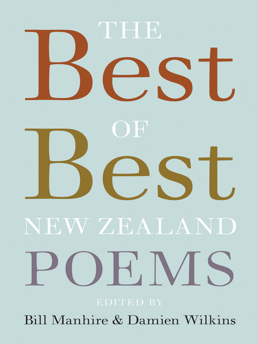 Title details for The Best of Best New Zealand Poems by Bill Manhire - Available